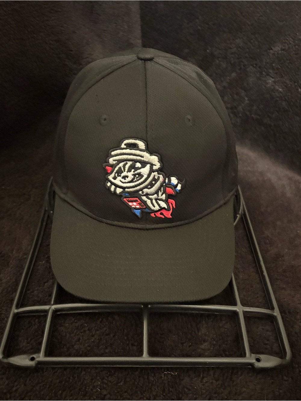 Rocket City Trash Pandas x OC Sports embroidered hook & loop Strapback hat